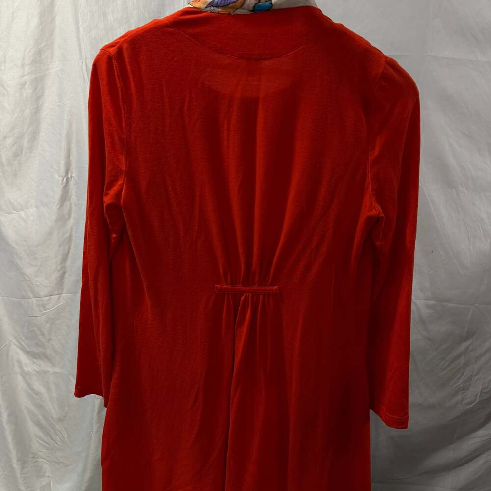 Joseph Ribkoff Red Flared Open Blazer Style - Picture 4 of 4